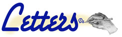 letters header